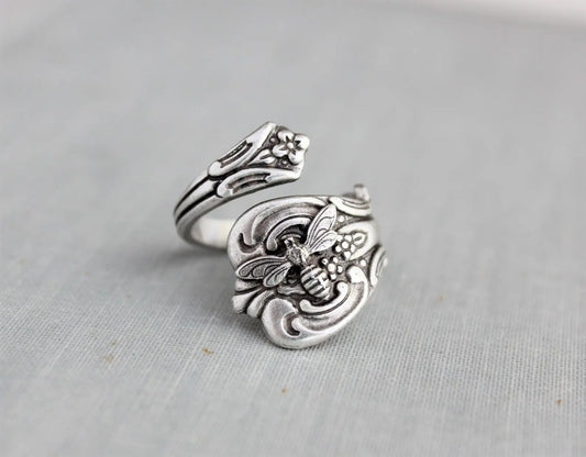 Bee Spoon Ring