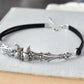 Butterfly Leather Choker