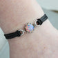 Fire Opal Choker. 14 Leather colors to choose from