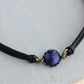 Lapis Lazuli Choker. 14 Leather colors to choose from