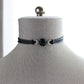 Black Onyx Choker. 14 Leather colors to choose from