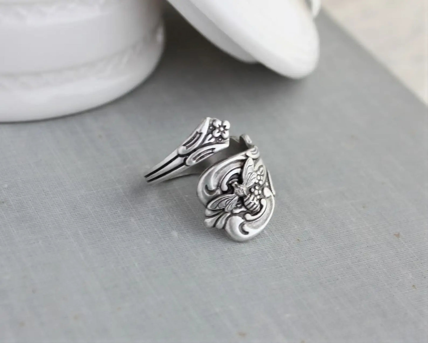 Bee Spoon Ring