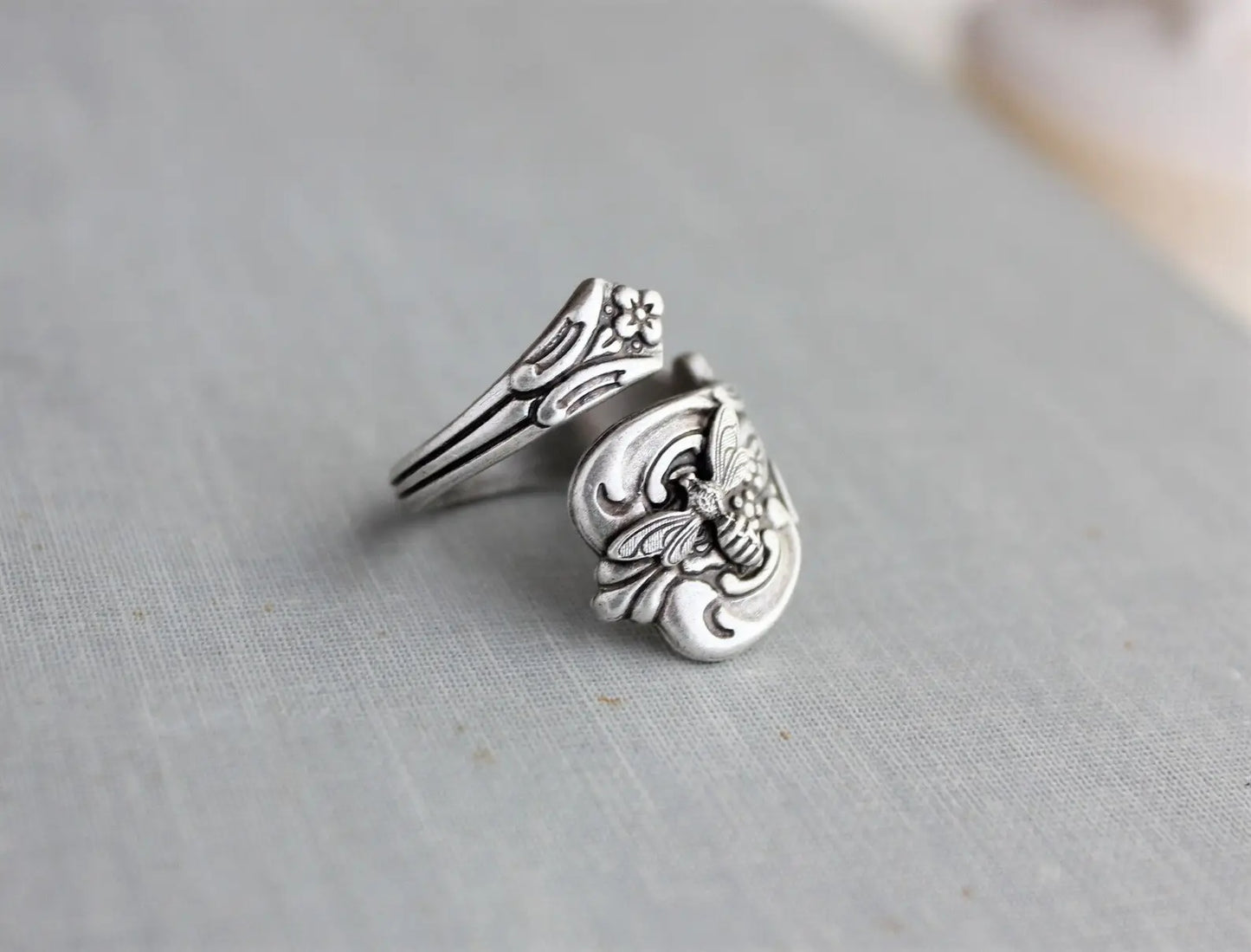 Bee Spoon Ring