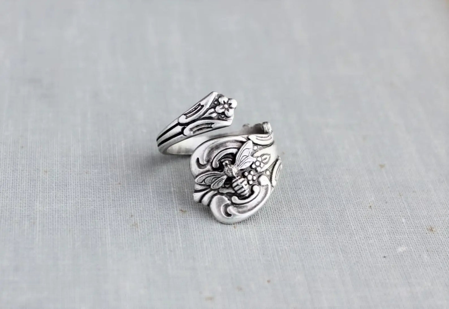 Bee Spoon Ring