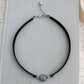 Labradorite Leather Choker