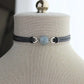 Labradorite Leather Choker