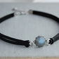 Labradorite Leather Choker