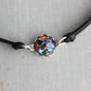 Black Multi Color Opal Choker