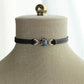 Black Multi Color Opal Choker