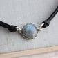 Labradorite Leather Choker