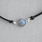 Labradorite Choker. Sterling Silver