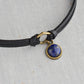 Lapis Lazuli Leather Choker