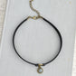 Labradorite Leather Choker