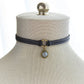 Labradorite Leather Choker