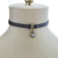 Labradorite Leather Choker