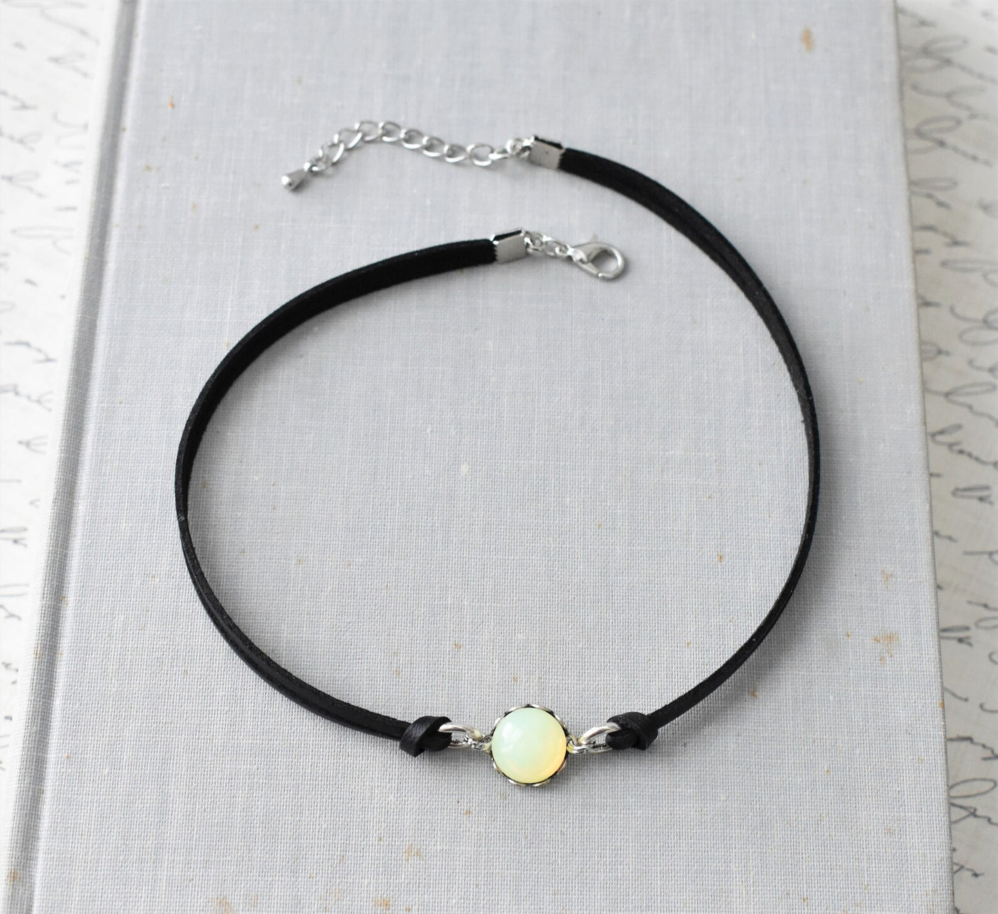 Yellow Opal Choker