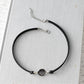 Black Pearl Leather Choker