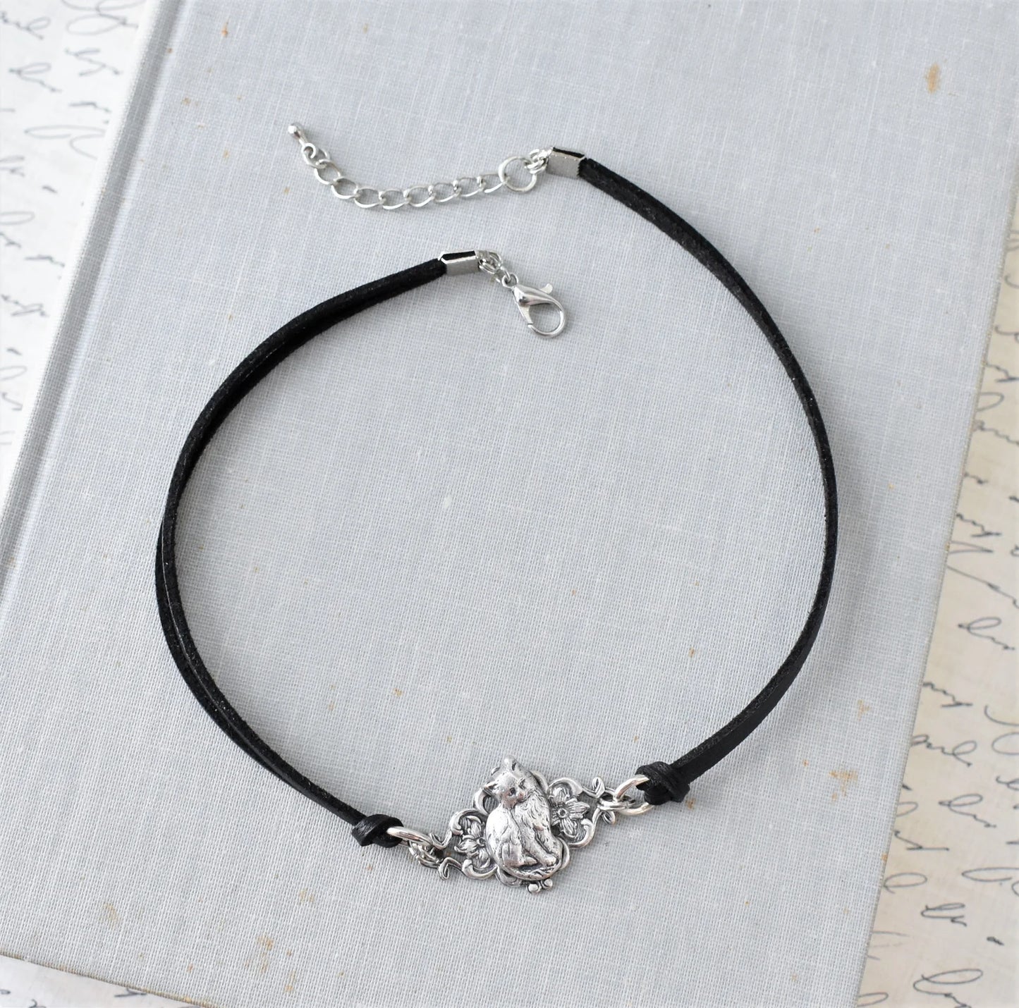 Cat Leather Choker