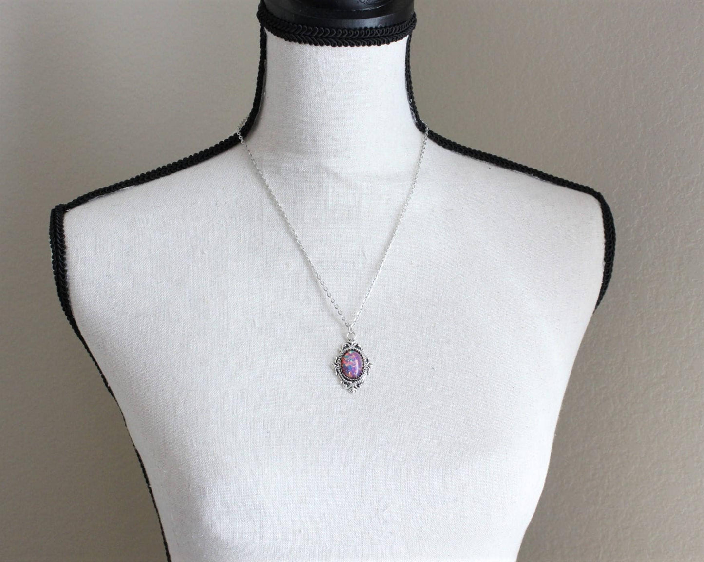 Fire Opal Necklace