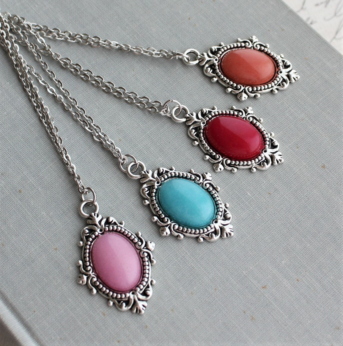 Jade Necklace. Gemstone Necklace.