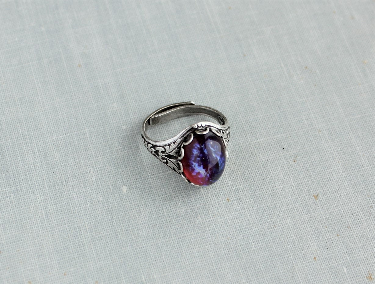 Dragons Breath Mexican Fire Opal Ring