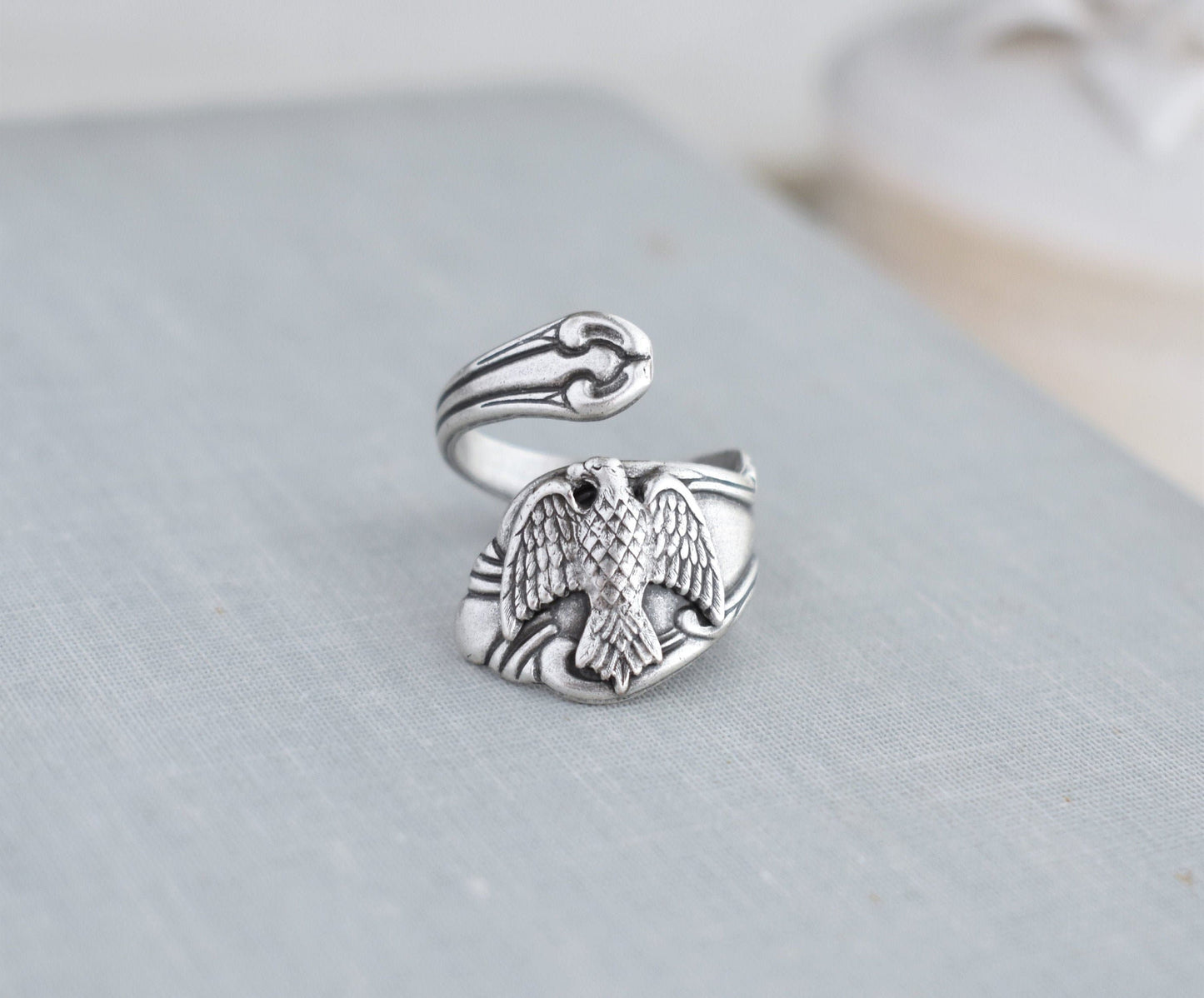 Eagle Spoon Ring