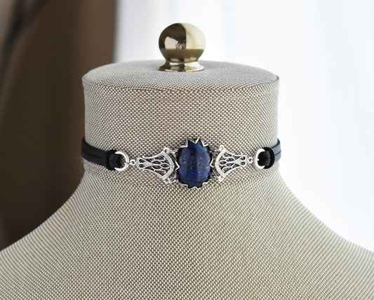 Lapis Lazuli Choker. 11 Gemstone Options