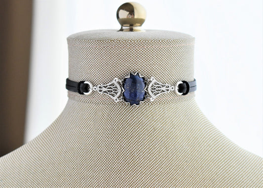 Lapis Lazuli Choker. 11 Gemstone Options