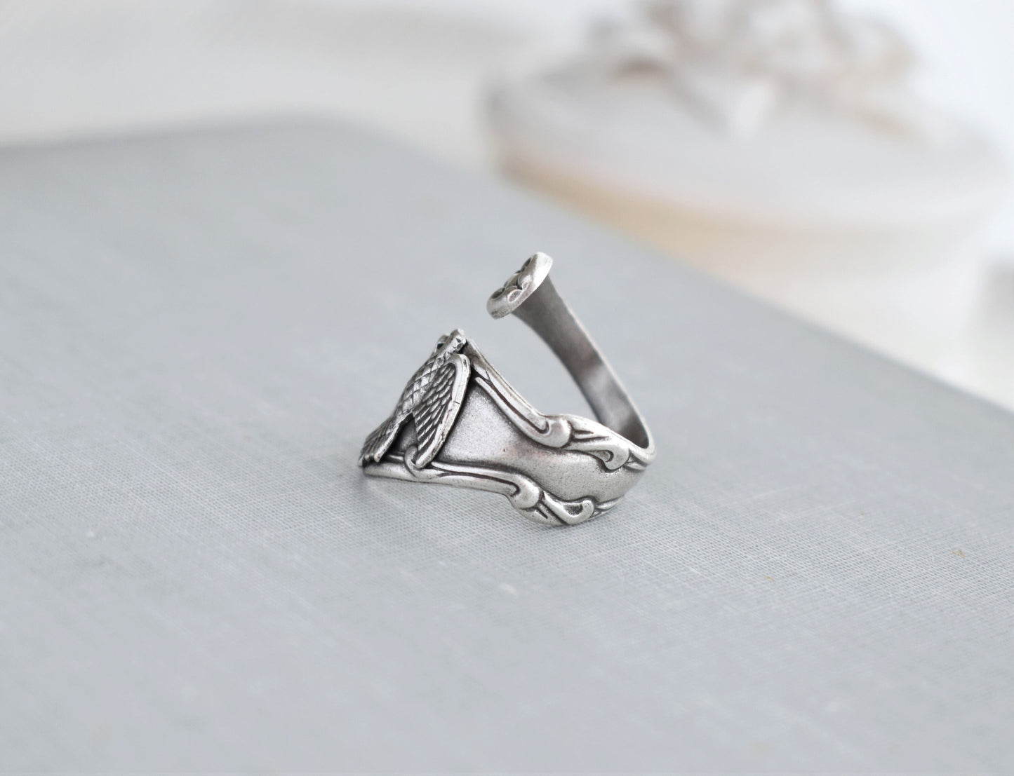 Eagle Spoon Ring