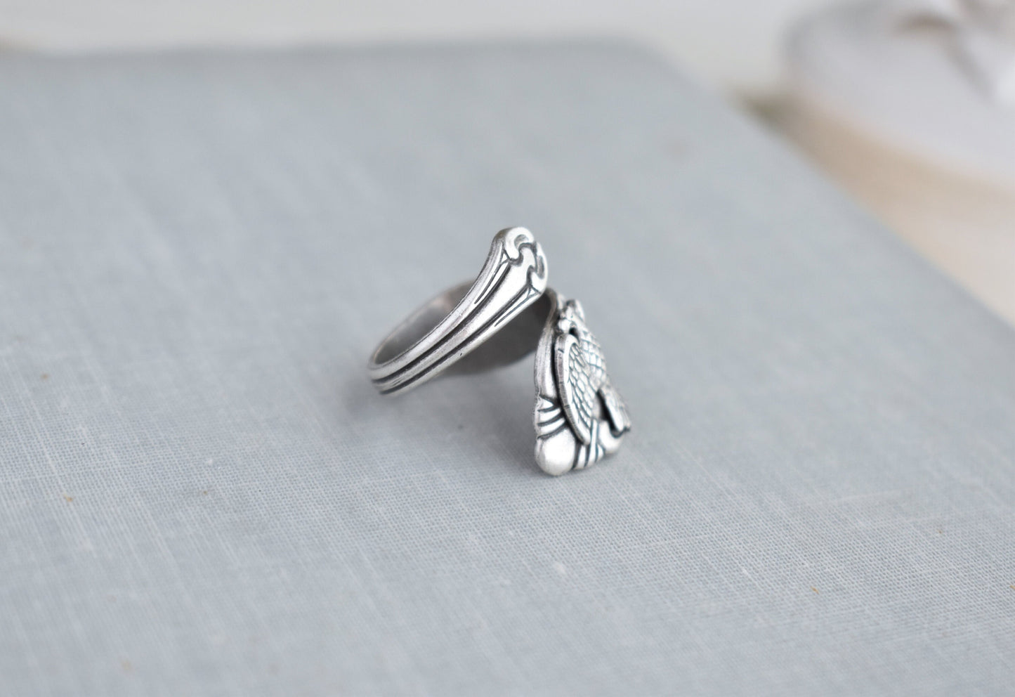 Eagle Spoon Ring