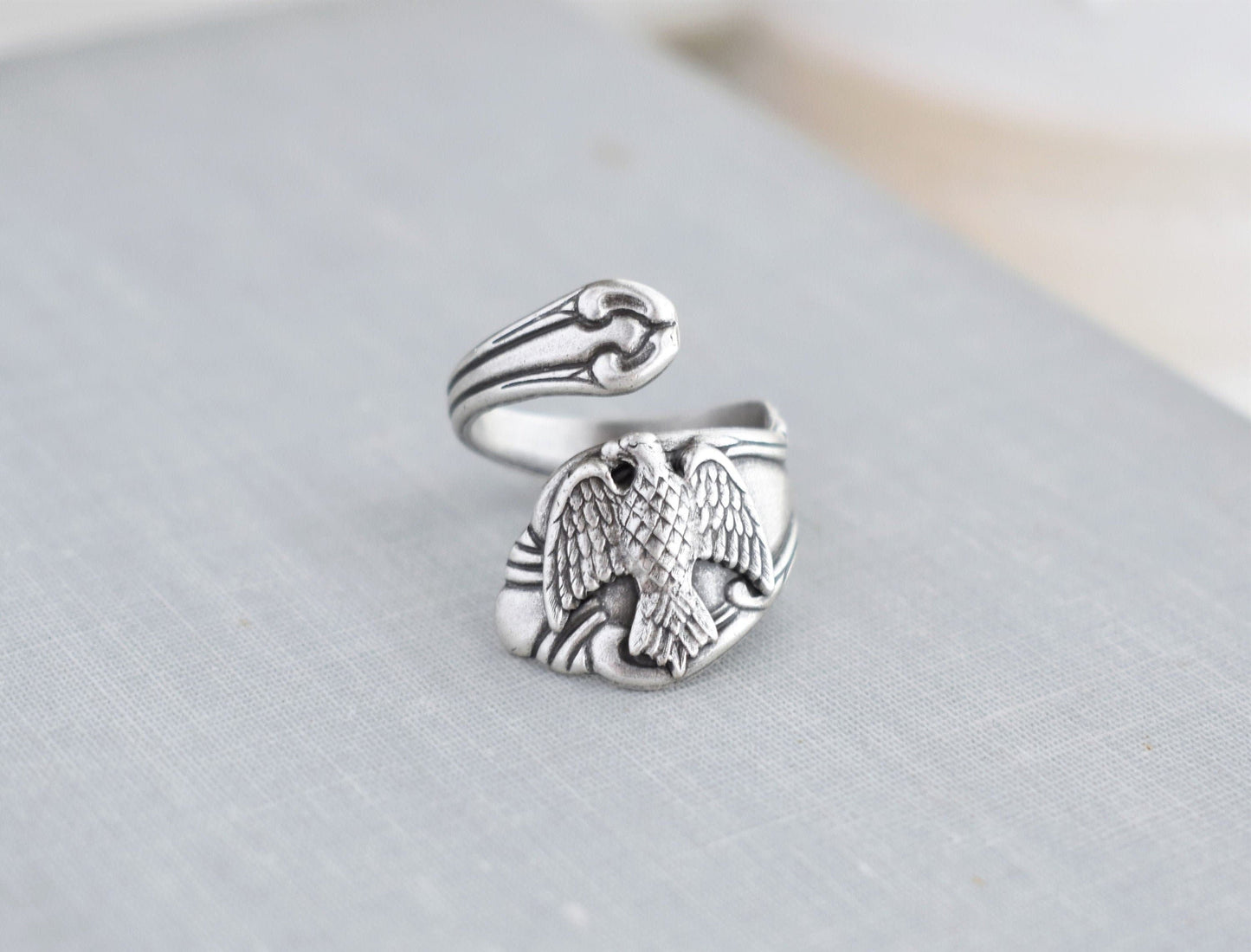 Eagle Spoon Ring