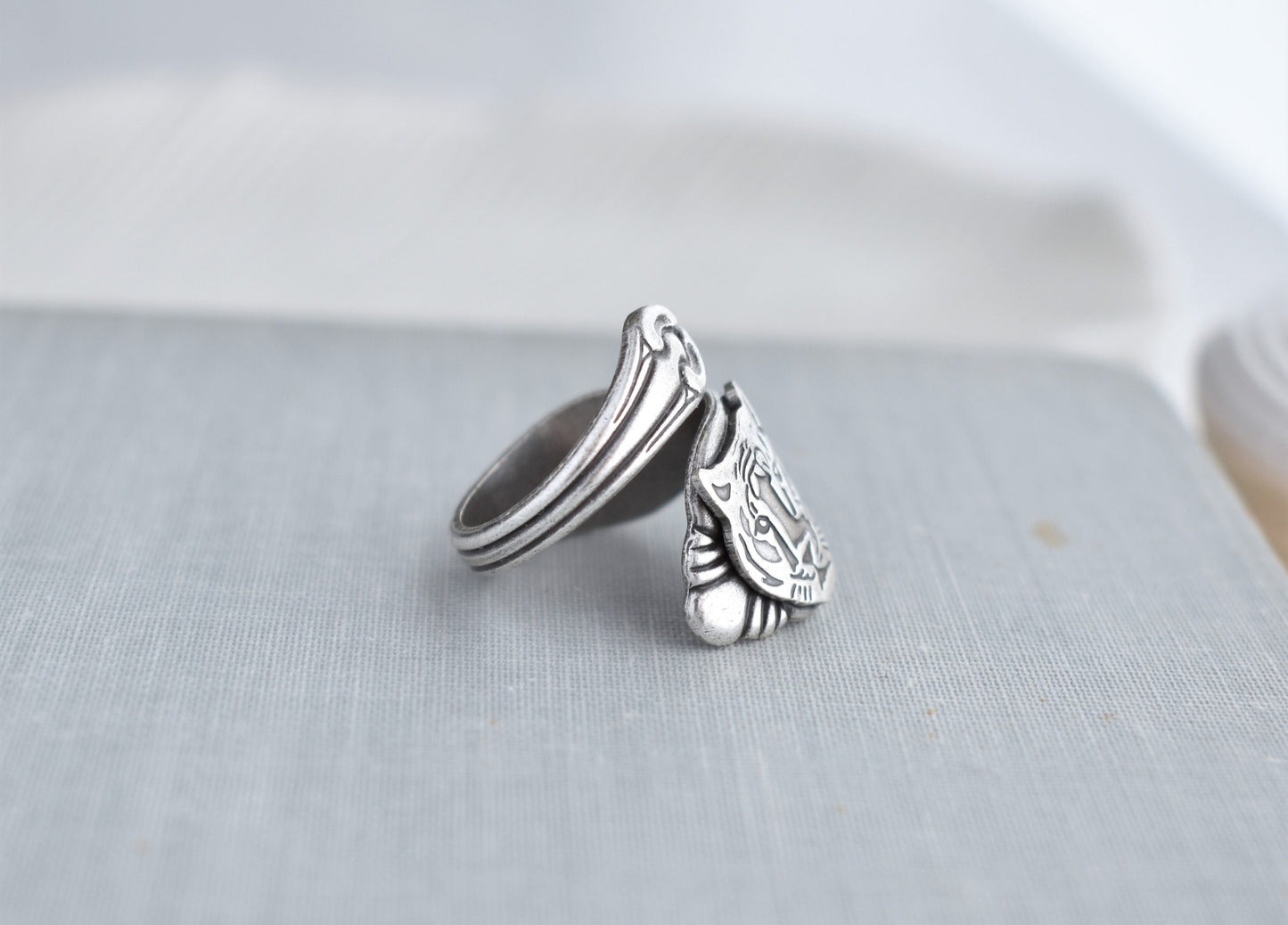 Tiger Spoon Ring