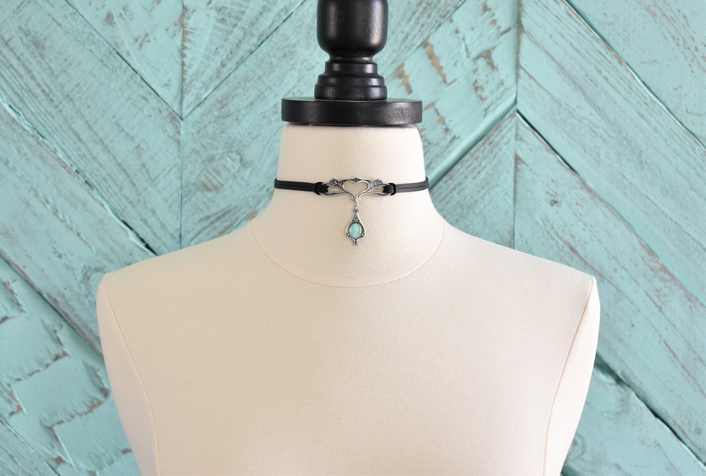 Mint Opal Choker.  12 Opal color options