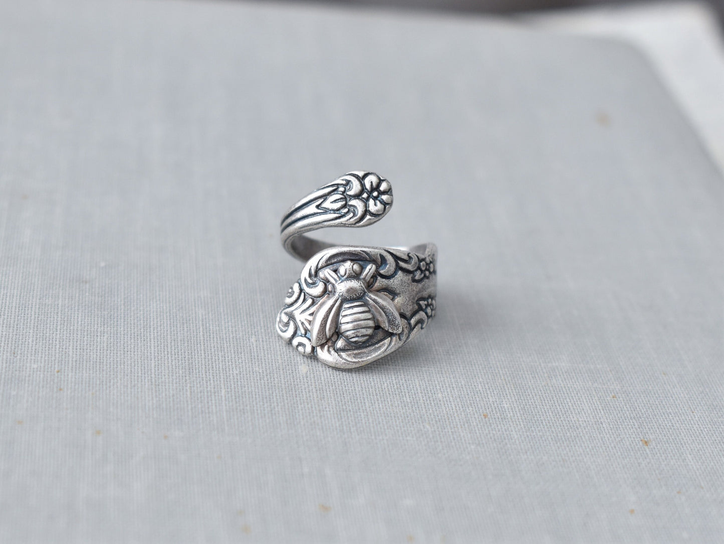 Bee Spoon Ring