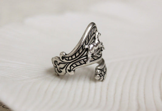 Horse Spoon Ring